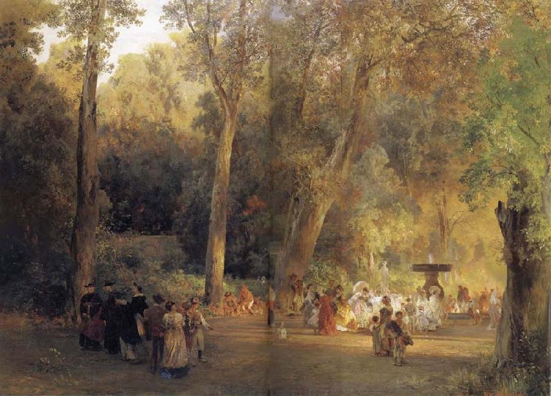  The park near the Roman